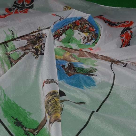 Vintage Scarf New Zealand Designer DANDY 1960s - Picture 7 of 11